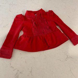 Red Fitted Jacket